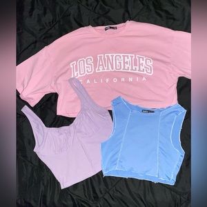 SHEIN crop top bundle